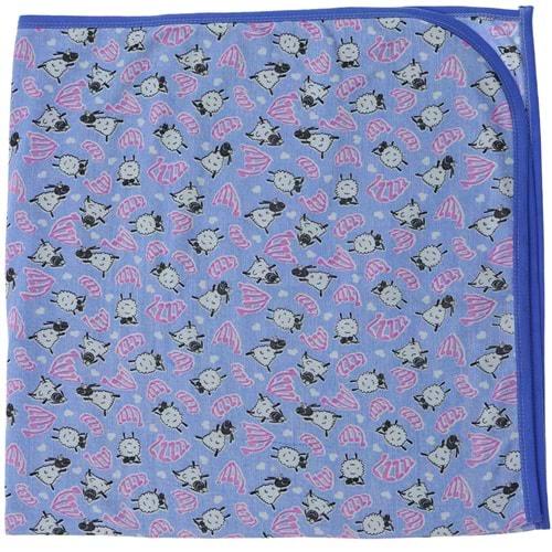 Karaca Bebe Kuzu Baskılı Kenar Düz Biyeli Kundak 0-1 Yaş