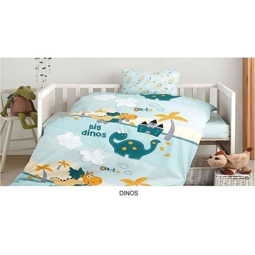 Brillant 43107 Erkek Bebek Dinozor Desenli Nevresim Takımı