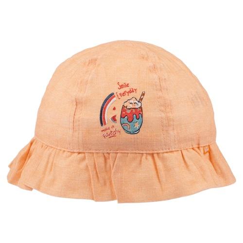 Kitti P-Y23260-03 Kız Çocuk Baskılı Maxi Bez Şapka 4-8 Yaş