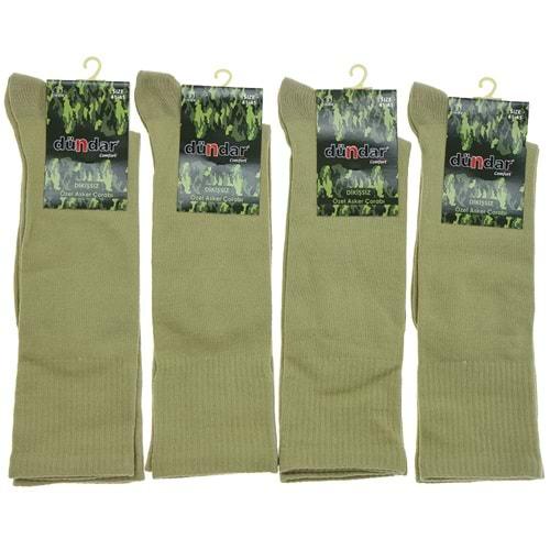 Dündar 9501 Erkek Likralı Dikişsiz Özel Asker Çorabı 41-45
