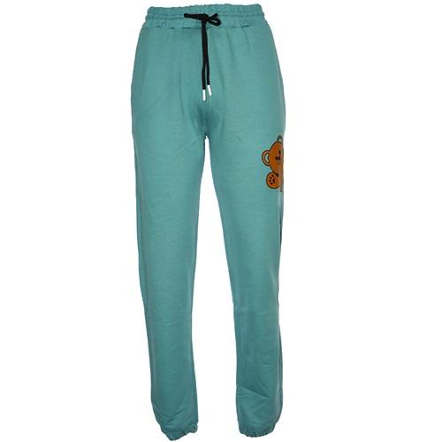 Polentarz 1013 Bayan Ayıcık Bas Kompak Eşofman Alt S-XXL - Mor - S-M-L-XL-2XL