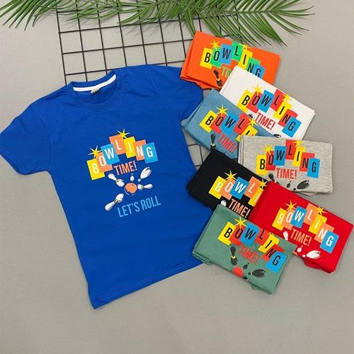 Erenbey 41056 Erkek Çocuk Bowling Time Baskılı Penye Thırst 3-7 Yaş