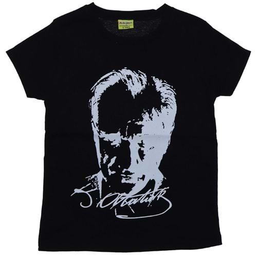 Meleğim Life Çocuk K.atatürk Baskılı Sıfır Yaka Tişört 5-8 Yaş