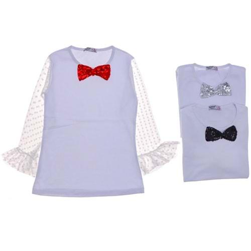 Ramon Kız Çocuk Pullu Papyonlu Badi 9-12 Yaş