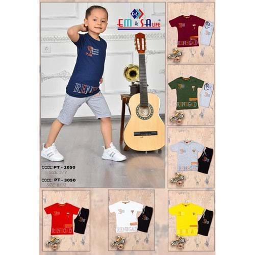 Em&sa PT-3050 Erkek Çocuk Sıfır Yaka Renegad Bas 2 Li Alt 2 İp Takım 8-12 Yaş