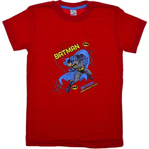 Alican 5007 Erkek Çocuk Batman Bas Tişört 7-12 Yaş