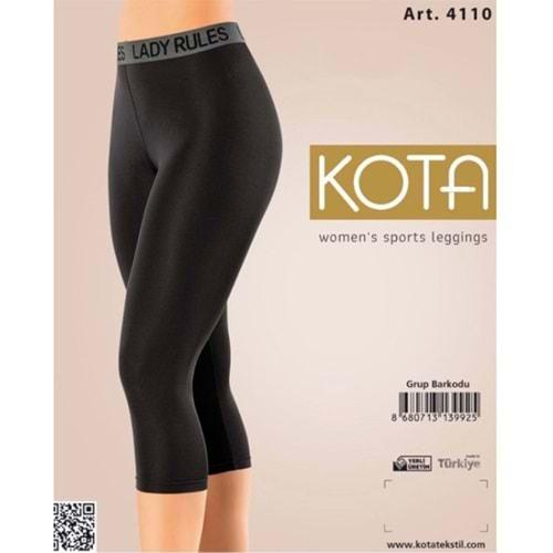 Kota 4110 Bayan Likralı Yüksek Modelli Disko Kapri Tayt