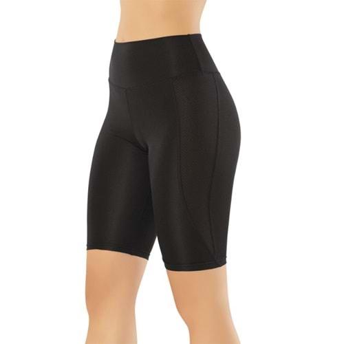 Kota 4115 Bayan Dalgıç Likralı Yüksek Bel Disko Diz Üstü Tayt