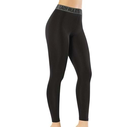 Kota 4104 Bayan Dalgıç Likralı Yüksek Bel Disko Battal Tayt 2XL