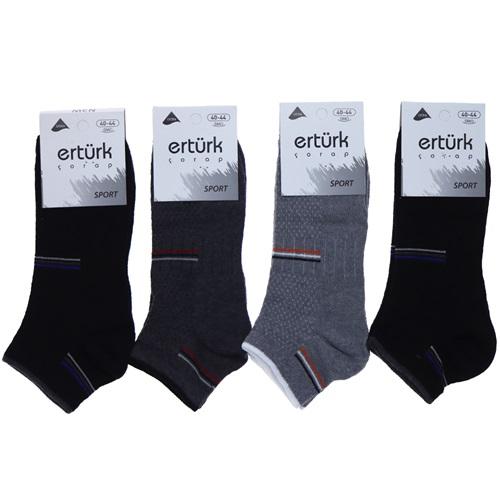 Ertürk 7060 Erkek Likralı Mevsimlik Patik Çorap