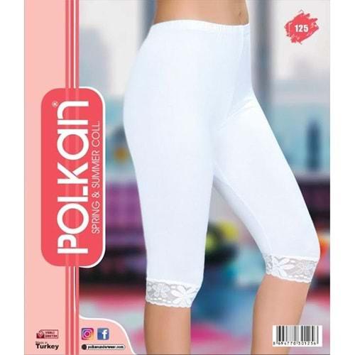 Polkan 125 Bayan Altı Dantelli Tayt Standart