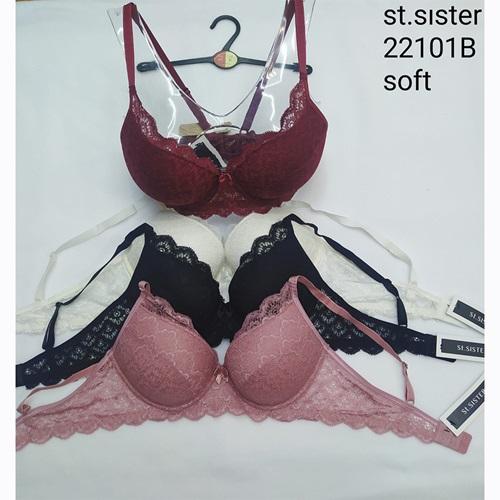 St.SISTER 22101 Bayan Dantelli Destekli Telli Sütyen 75-90