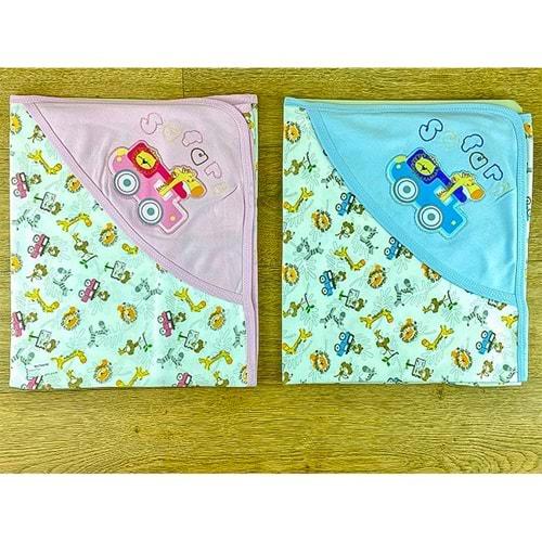 Dodo Baby 1150 Bebe Penye Safari Nakışlı Battaniye 0-1 Yaş