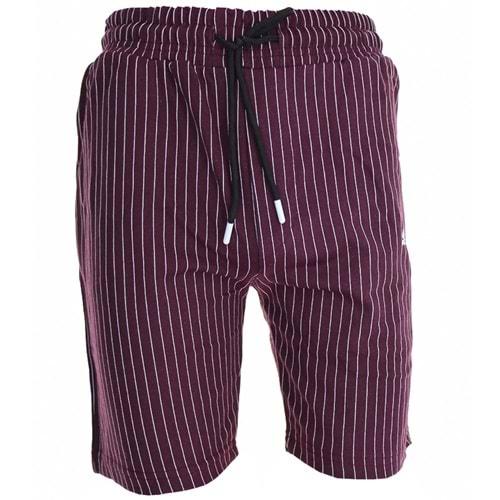 Glr Sport 1429 Erkek Çizgili Puma Bas Openend Şort S-2XL