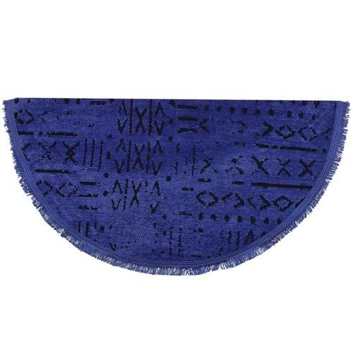 Kilimser Yuvalin Desenli Püsküllü Halı Paspas 100X100 Cm