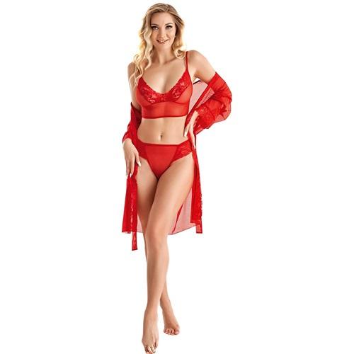 Lily Bicnca 9087 Bayan 3 Lü Fantazi Kısa Gecelik