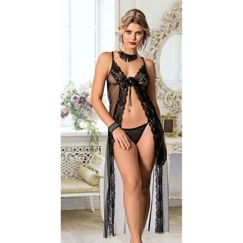 Lily Bicnca 1585 Bayan Fantazi Uzun Gecelik