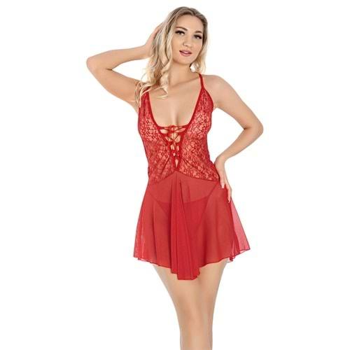 Lily Bicnca 924 Bayan Fantazi Lux Kısa Gecelik