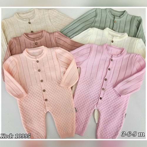 Becol 10995 Bebe Petek Nak Triko Tulum 3-6-9 Ay