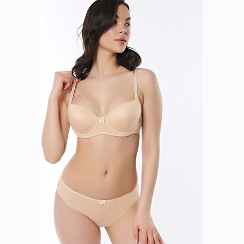 For Dreams 2501-B Bayan Filamlı Dolgusuz Balenli Sütyen Takımı 80-95