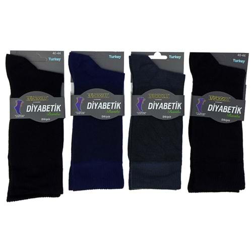 Savcıoğlu 2150 Erkek Dikişsiz Bambu Likralı Kutulu Diyabetik Çorap