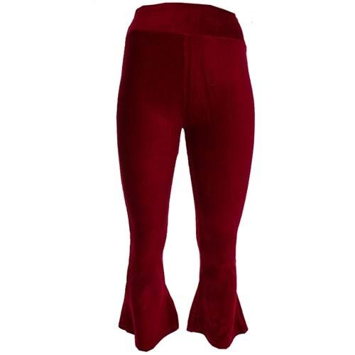 Tonbix 1360 Kız Çocuk Kadife Fitilli İspanyol Tayt 11-15 Yaş