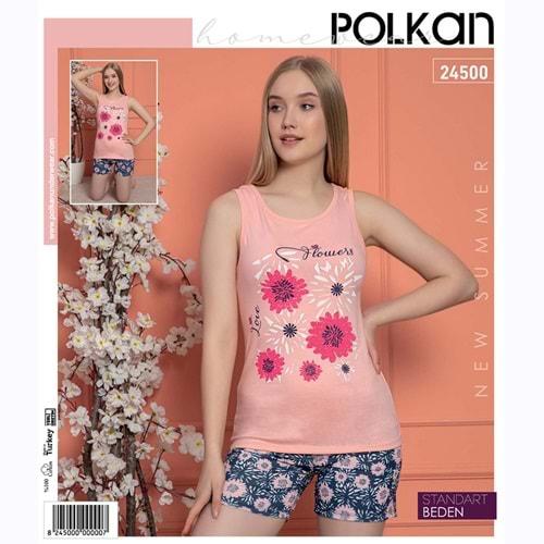 Polkan 24500 Bayan Dantelli Şortlu Takım