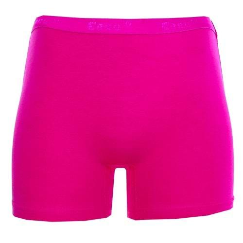 Ebru 3501 Bayan Likrali Penye Düz Boxer