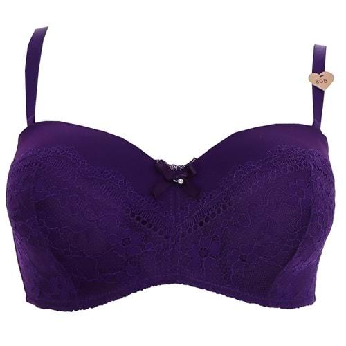 Encici 429 Bayan Dantelli Desteksiz Telsiz Sütyen 80-95