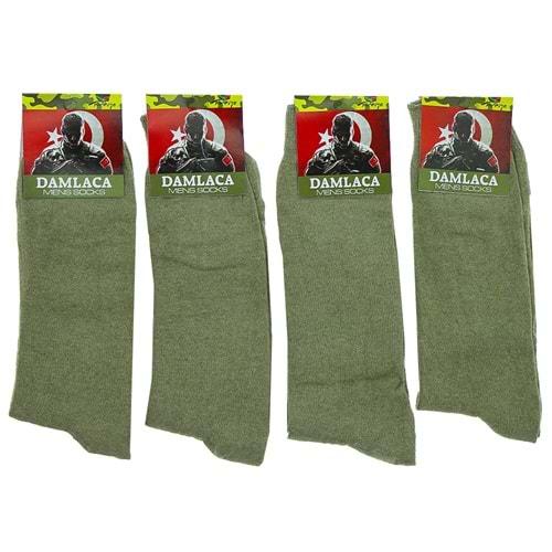Damlaca Erkek Likralı Penye Asker Soket Çorap