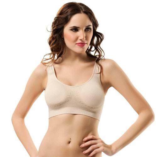 Nazik 9318 Bayan Dikişsiz Kalın Askılı Büstiyer