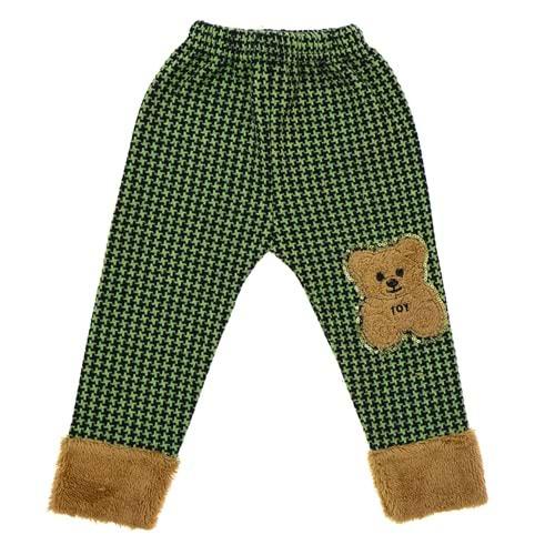 Ayhan Tekstil Kız Çocuk Peluş Ayıcık Nakışlı Tayt 1-8 Yaş
