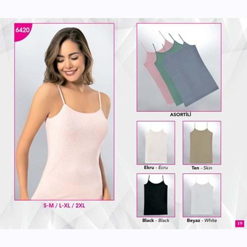 Kota 6420 Bayan Raporlu Ribanalı İp Askı Atlet