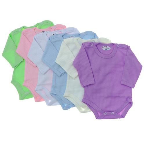 Loveminixx 218 Bebe Raporlu Likralı Penye Uzun Kol Çıtçıtlı Badi 9-18 Ay(92-98-104)