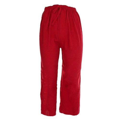 Neyl Bayan Likralı Petek Kumaş Pijama Alt M-2XL