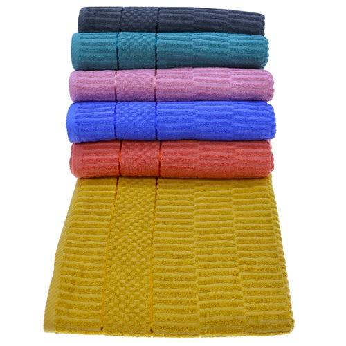 Modamina Lüx Çizgili 3.Varyant Banyo Havlusu 70X140 Cm