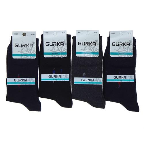 Gürka 18861 Erkek Likralı Desenli Mevsimlik Soket Çorap