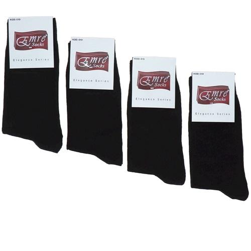 Erkek Düz Likralı Garson Soket Çorap