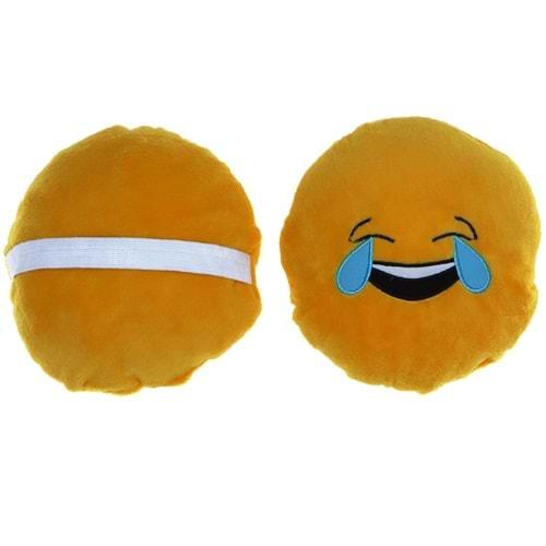 Wellmop Kutulu Karakter Emoji Nakışlı Araç Yastığı 40X40 Cm