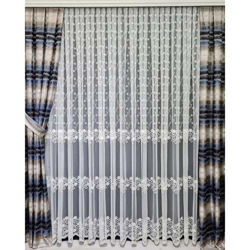 Baktıroğlu 2 li Pileli Tül Perde 5x3M