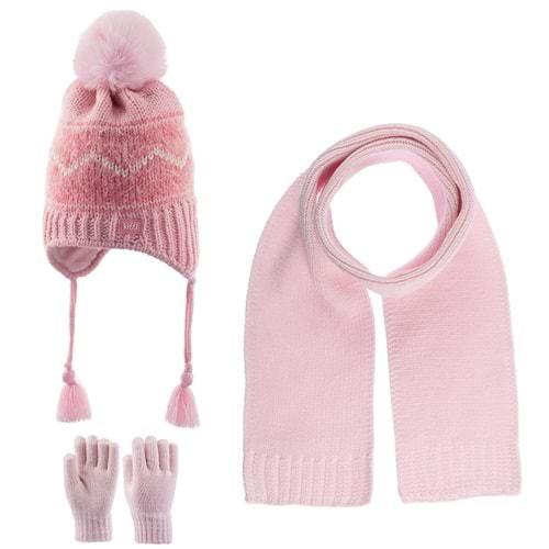 Kitti K23170-02 Kız Çocuk Triko 3 Lü Set Takım 4-8 Yaş