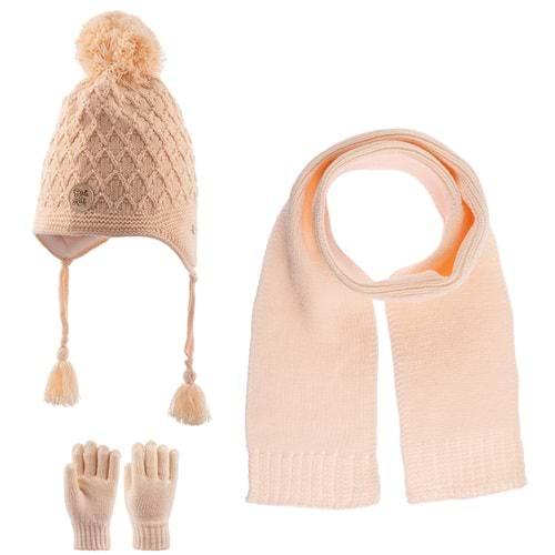 Kitti K23170-06 Kız Çocuk Triko 3 Lü Set Takım 4-8 Yaş