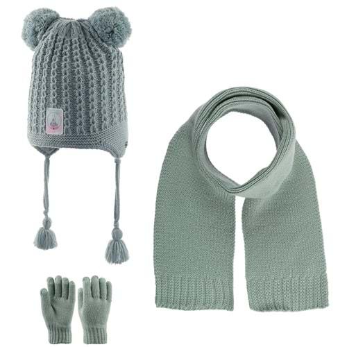 Kitti K23170-01 Kız Çocuk Triko 3 Lü Set Takım 4-8 Yaş