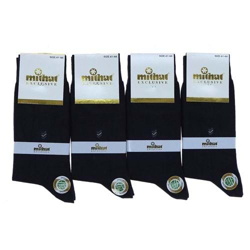 Mithat 40008 Erkek Bambu Likralı 200 İğne Dikişsiz Kutulu Soket Çorap