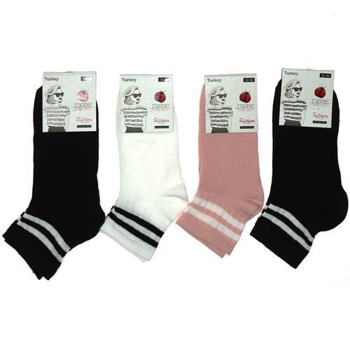 Rasse Bayan Kolej Likralı Çember Patik Çorap