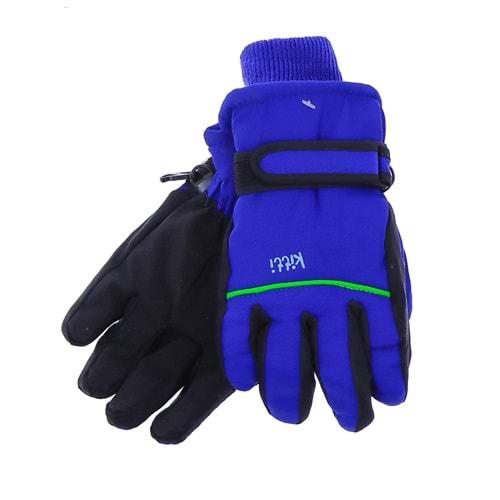 Kitti K421-1 Erkek Çocuk Şişme Kar Eldiveni 4-8 Yaş
