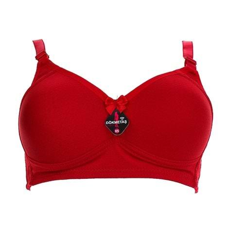 Dökmetaş 202 Bayan Süngerli Telsiz Noktalı Toparlayıcı Sütyen 85-100