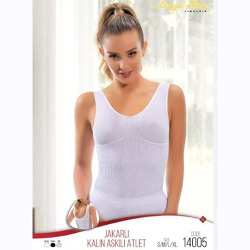 Layza Form 14005 Bayan Jakarlı Kalın Askılı Atlet