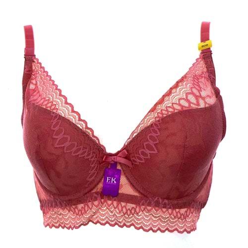 F.K 770 Bayan Dantelli Yarı Destekli Sütyen 80-95