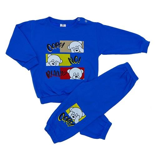 Çağkon 2007 Erkek Çocuk Penye Ayıcık Baskılı Takım 2 Yaş - Karışık Renk - 2 YAŞ